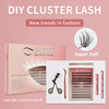 Lash Extension Kit DIY 280pcs Lash 클러스터 속눈썹 확장 키트, 9-16mm 믹스 30D 40D 컬 개별 속눈썹 키트 LASH BOND 및 SEAL LASH Tweezer가 자체 사용